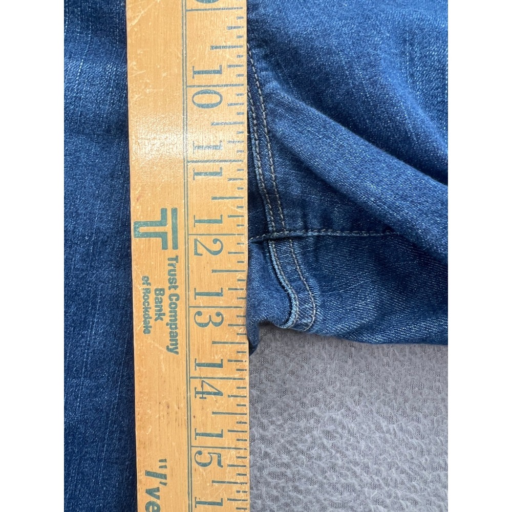 Bandolino Jeans Theadora Tummy Toner Pull On Straight Leg Blue Medium Wash 16W - Picture 6 of 13